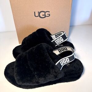 UGG Fluff Yeah Slide Slip on Sandal - US 10W (BARELY WORN)